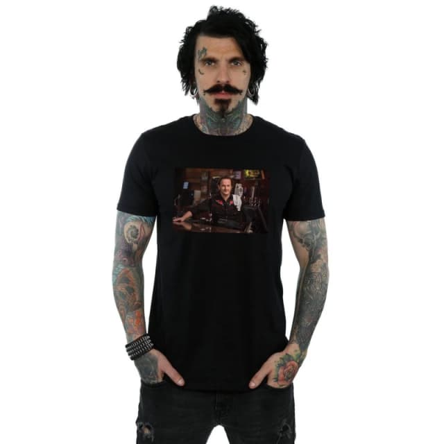 Supernatural Supernatural Men Gabriel's Bar T-Shirt in Black Size: Small Black S Male 5057972330579