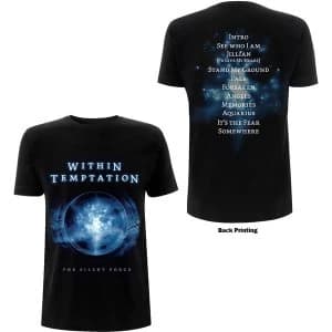 Within Temptation - Silent Force Tracks Unisex Large T-Shirt - Black