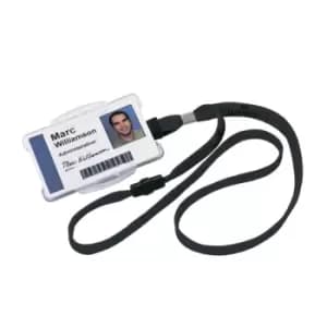 Black Safety Lanyard ID Holder - pack of 10 - Unisex