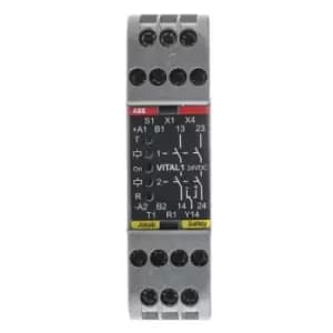 ABB 24 V dc Safety Relay - With 2 Safety Contacts, Automatic, Manual Reset