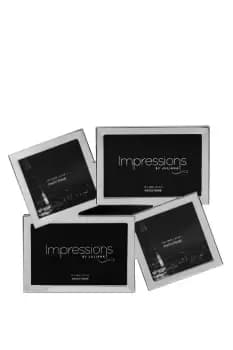 Impressions 4 Aperture Photo Frame - Silver