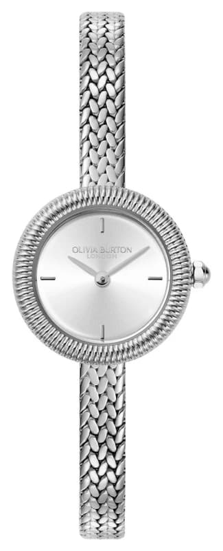 Olivia Burton 24000278 Classic Finery (20mm) Silver Sunray Watch