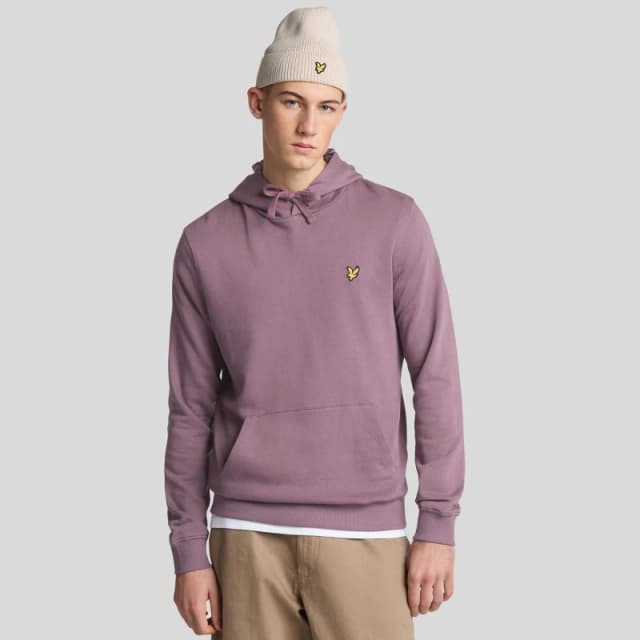 Lyle and Scott Pullover Hoodie Purple male L