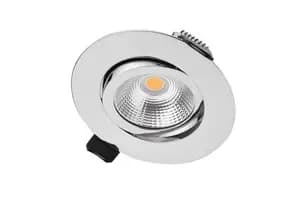 Integral LED Ultra Slim Tiltable Downlight 6.5W 65mm Cut out 3000K 650lm Dimmable - ILDL65L004