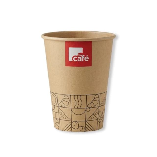 Mycafe Kraft Single Wall Hot Cup 350ml (50 Pack) MYC12081