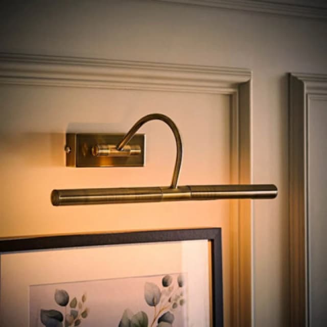 ValueLights ValueLights Capri Pair of Adjustable Twin Bulb Picture Wall Lights with G9 Bulbs in Gold Gold One Size Unisex 5016529061922