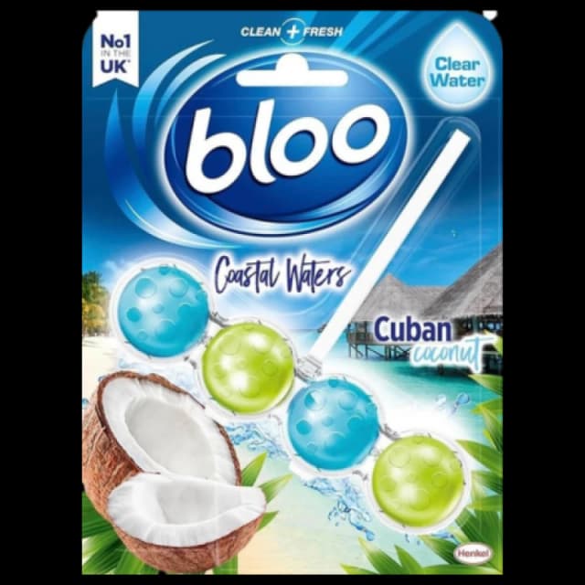 Bloo Coastal Waters Cuban Coconut Toilet Rim Block a 50g BLOO-565442