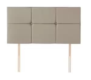 Silentnight Arezzo 135 Double Bed Headboard - Sandstone