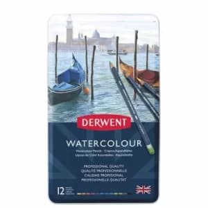 Derwent Watercolour Pencils Tin of 12