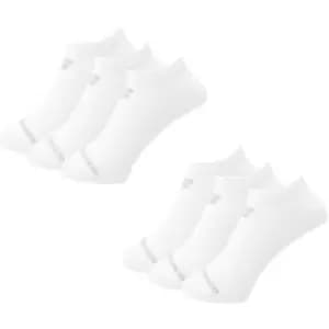New Balance 6Pk P NoShw Sck 00 - White