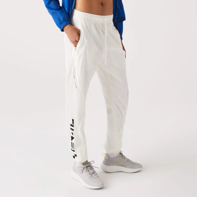 Lacoste Nautical Print Track Pants - Cream Cream 8