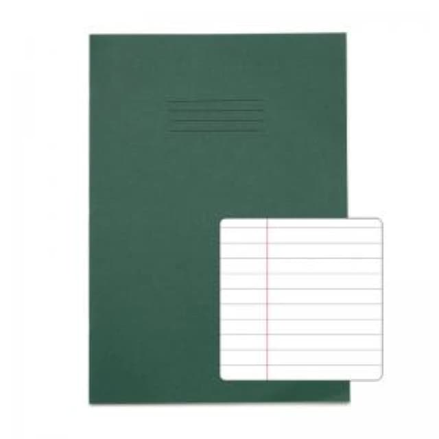 Rhino Standard EX68171 A4 75gm2 48-Page 8mm Ruled Exercise Book Dark 128066