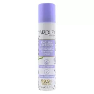 Yardley English Lavender Antibacterial Sanitising Spray 75ml