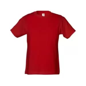 Tee Jays Boys Power Tee (12-14 Years) (Red)