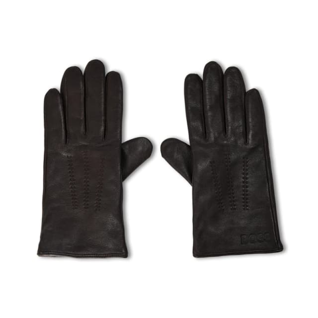 Boss Mens Fleece Gloves Medium Brown male M