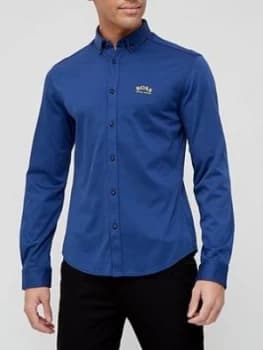 Hugo Boss Biado R Navy Size 2XL Oxford Men Shirt