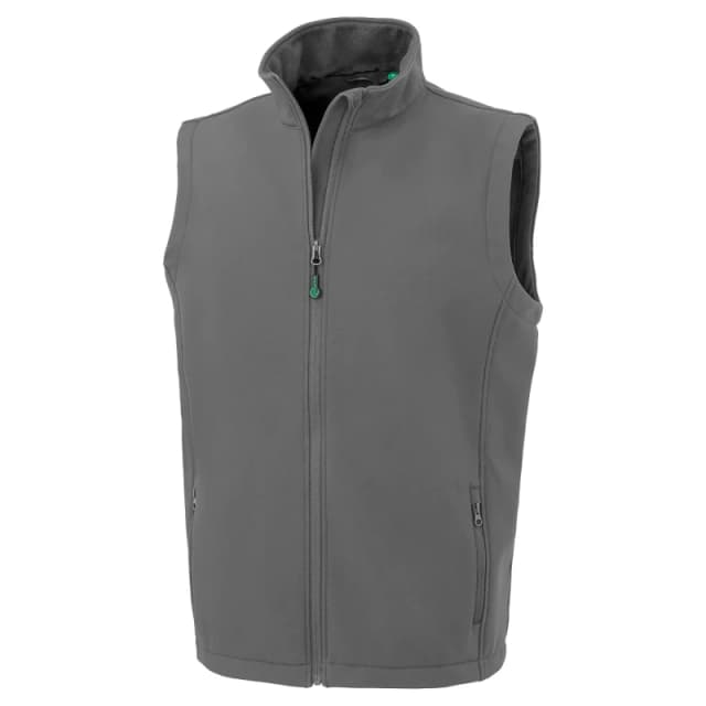 Result Result Men Printable Body Warmer in Grey Size: Small Grey S Male 5063300942253