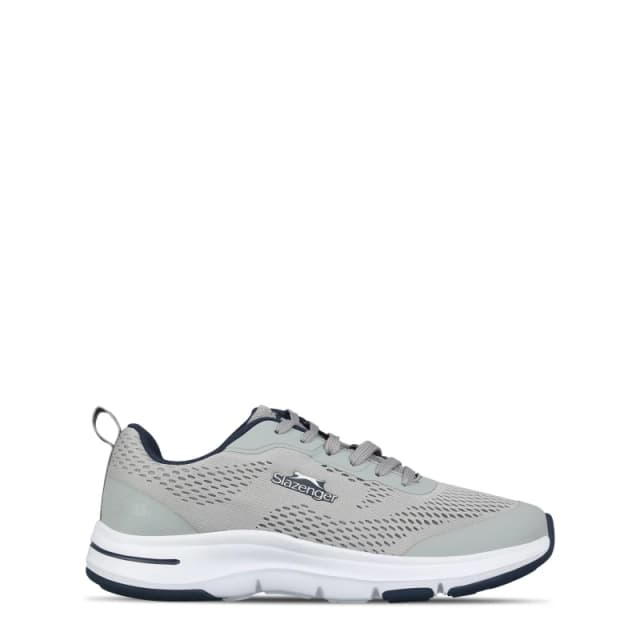 Slazenger Curve Support E-Mesh Trainer Mens Grey/White male 7 (41)
