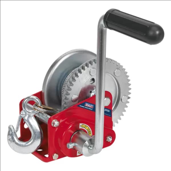 Sealey GWC1200B Geared Hand Winch Brake & Cable 540kg Capacity