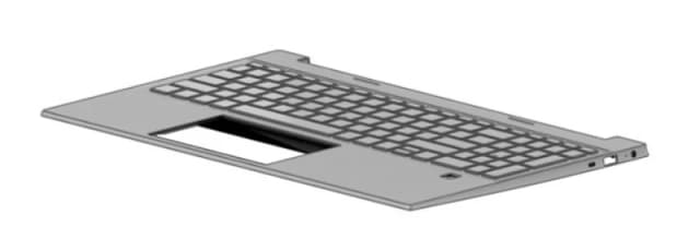 HP M76640-B31 laptop spare part Keyboard