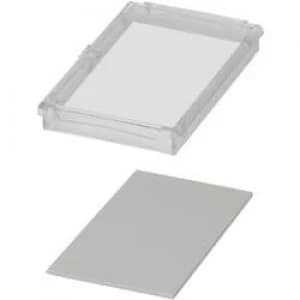 DIN rail casing lid 45 x 71.6 x 8 Polycarbonate PC Transpa