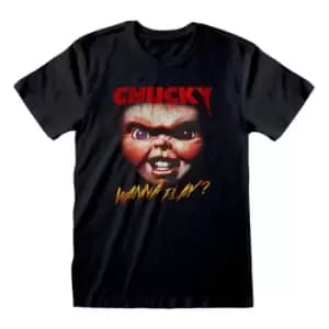 Child´s Play T-Shirt Chucky Face Size XL
