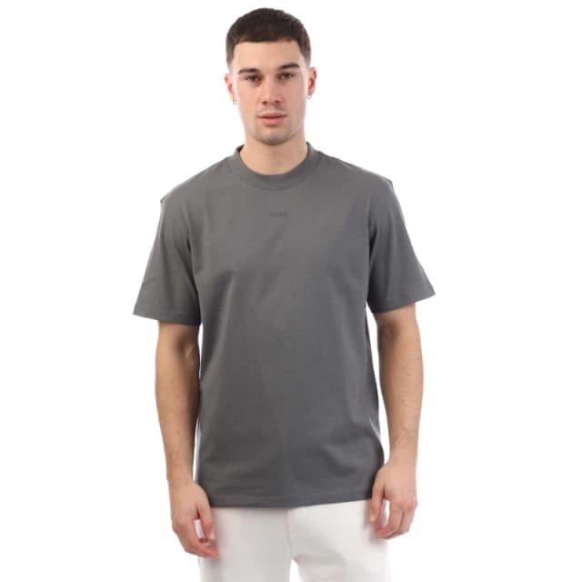 Hugo Dapolino Logo Print T-Shirt Grey male XS