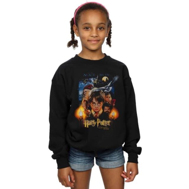 Harry Potter The Sorcerer's Stone Poster Sweatshirt Black