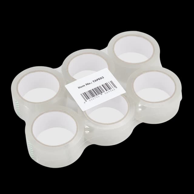 LogiLink Adhesive tape. transparent OPP tape. 40mic. low noise