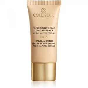 Collistar Long-Lasting Matte Foundation Long-Lasting Mattifying Foundation SPF 10 Shade 3 Nude 30ml