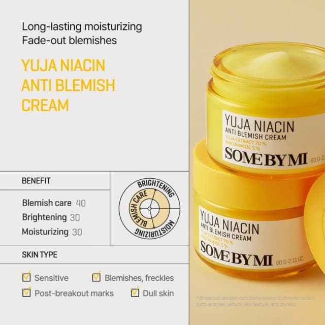 Some By Mi Yuja Niacin Anti-Blemish Cream 60 g