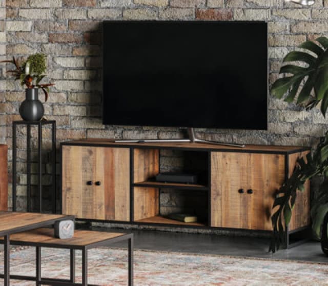 Baumhaus Ooki - Extra Large Widescreen Television Cabinet