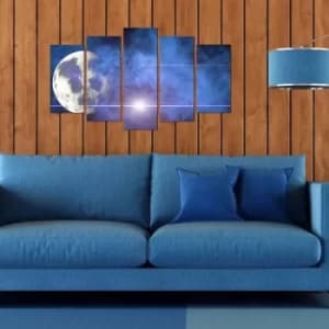 5MX-14 Multicolor Decorative MDF Painting (5 Pieces)