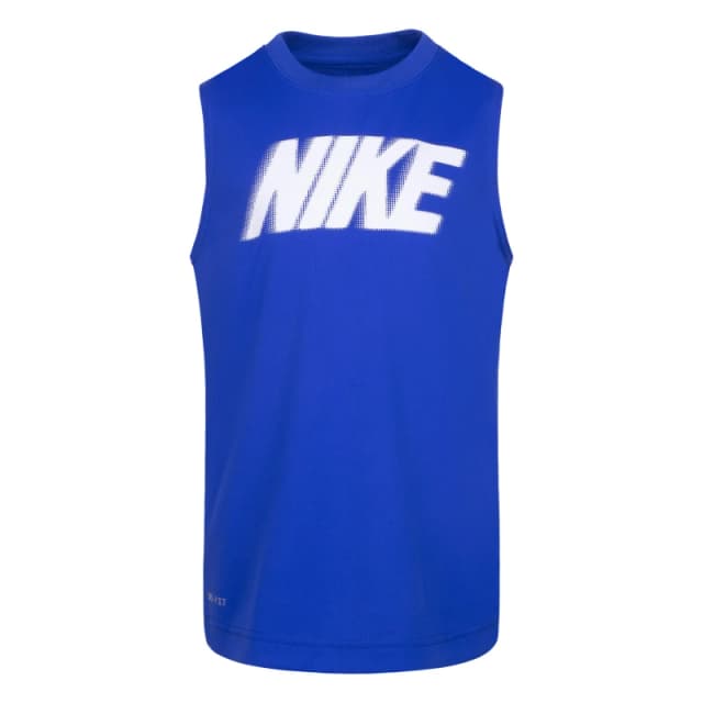 Nike DF Muscle Tee - Blue Blue 2 - 3 Years