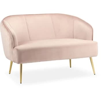 Birlea - Bella 2 Seater Sofa Blush Pink