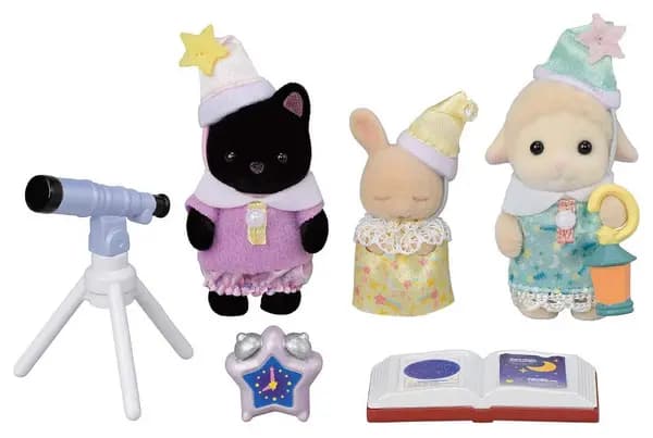 Sylvanian Families Nursery Sleepover Party Trio Set