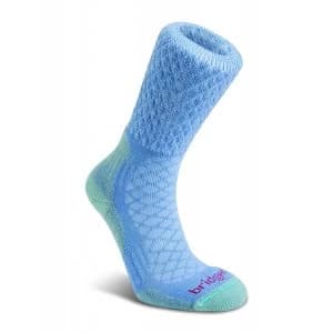 Bridgedale Merinofusion Trail Womens Sock Powder Blue Large