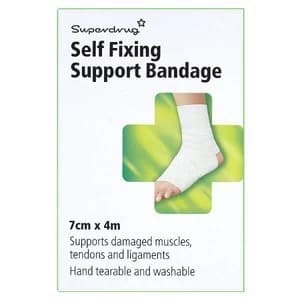 Superdrug Self Fixing Bandage 7cm x 4m