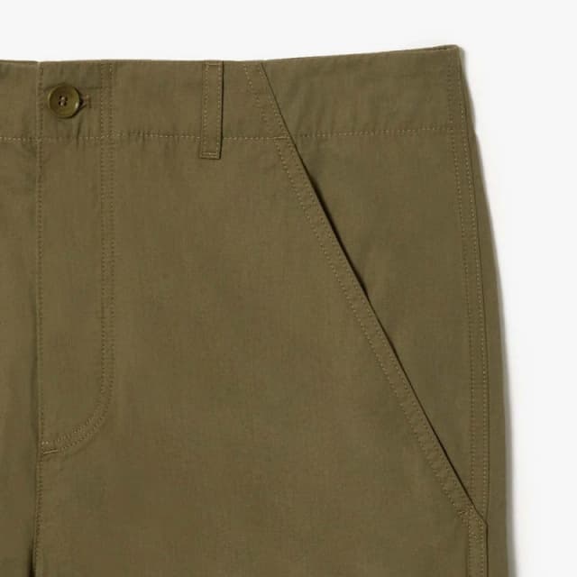 Lacoste Straight-Fit Multi Pocket Cargo Pants Green male 30R