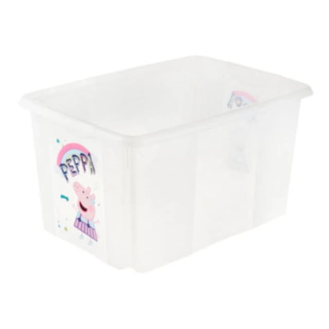 Keeeper Peppa Pig 45L Xl Plastic Stackable Storage Box With Lid