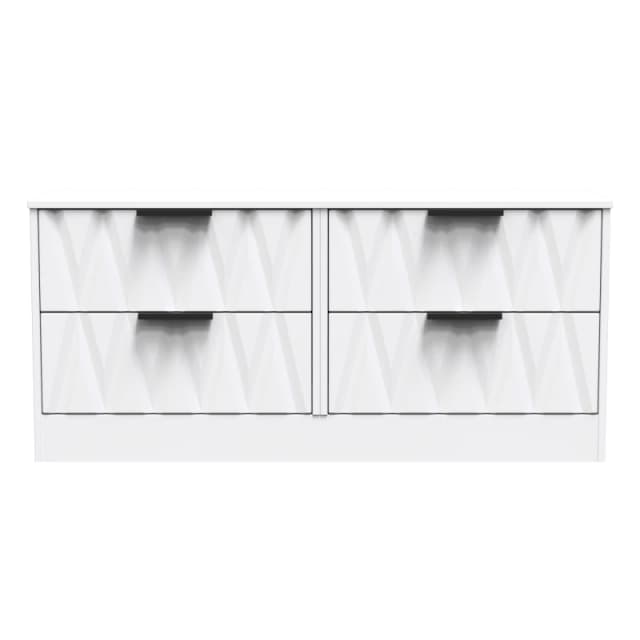 Ready Assembled 2 U Washington 4 Drawer Bed Box (Ready Assembled) in White White Unisex