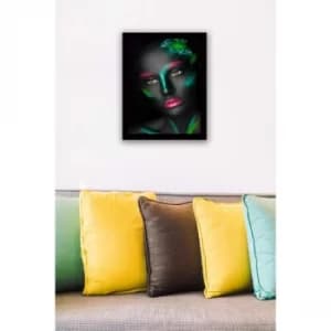 SC0247 Multicolor Decorative Framed MDF Painting