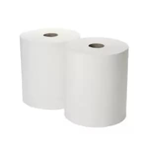 2Work Forecourt Roll 2-Ply 360Mx280mm White (Pack of 2) 2W00132