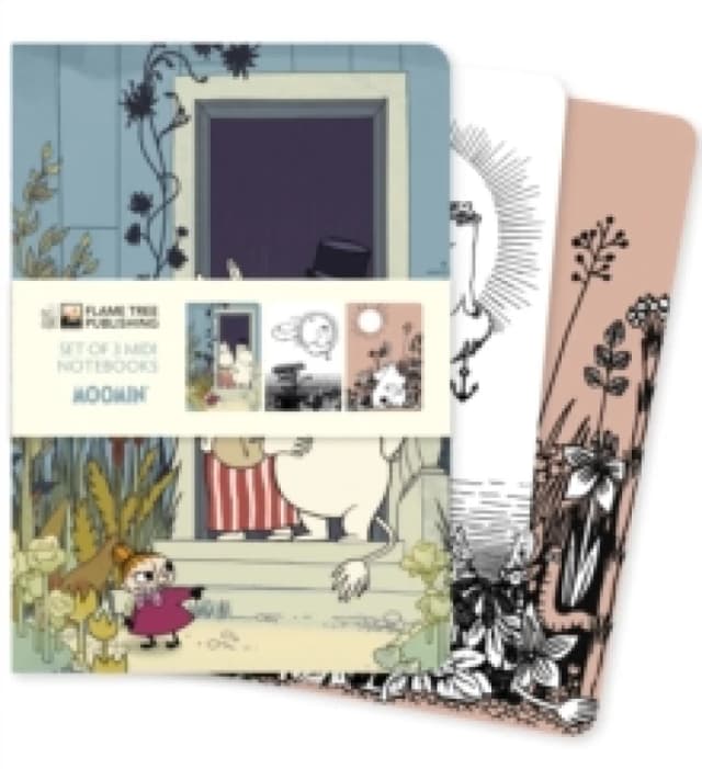 Moomin Set of 3 Midi Notebooks Notebook / blank book