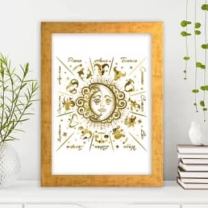 AC670202185 Multicolor Decorative Framed MDF Painting