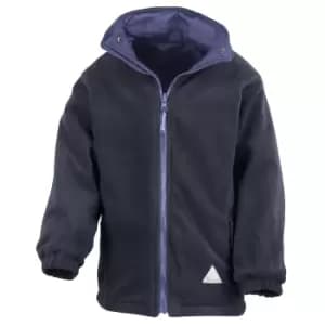 Result Childrens/Kids Reversible Storm Stuff Anti Pilling Fleece Waterproof Jacket (11/12) (Royal/Navy)