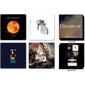 Coldplay - Logos Coaster Set