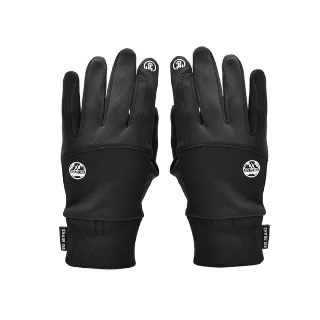Six Peaks Mens Winter Thermal Gloves in Black Size: Small Black Male S