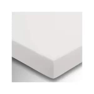 Helena Springfield Plain Dye Fitted Sheet 36cm Deep Single Silver