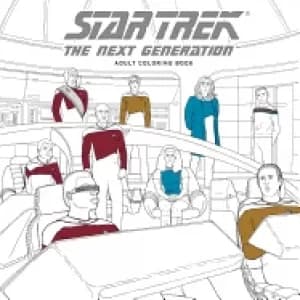star trek the next generation adult coloring book